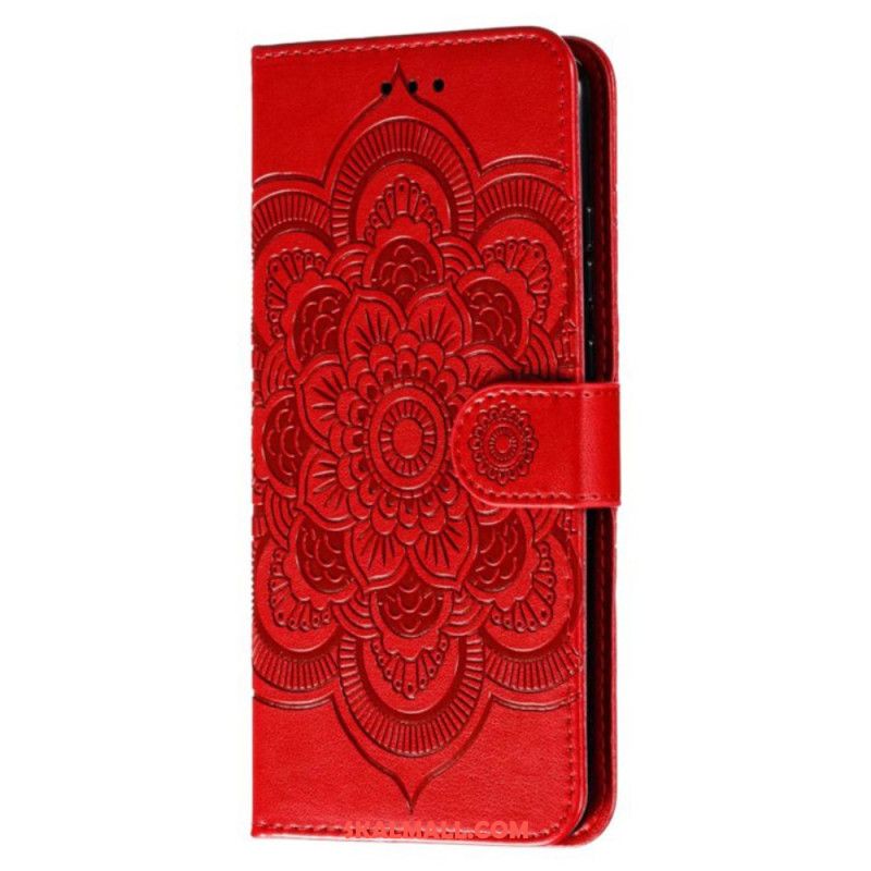 Läderfodral Samsung Galaxy A16 5g Telefonfodral Mandala Remmönster