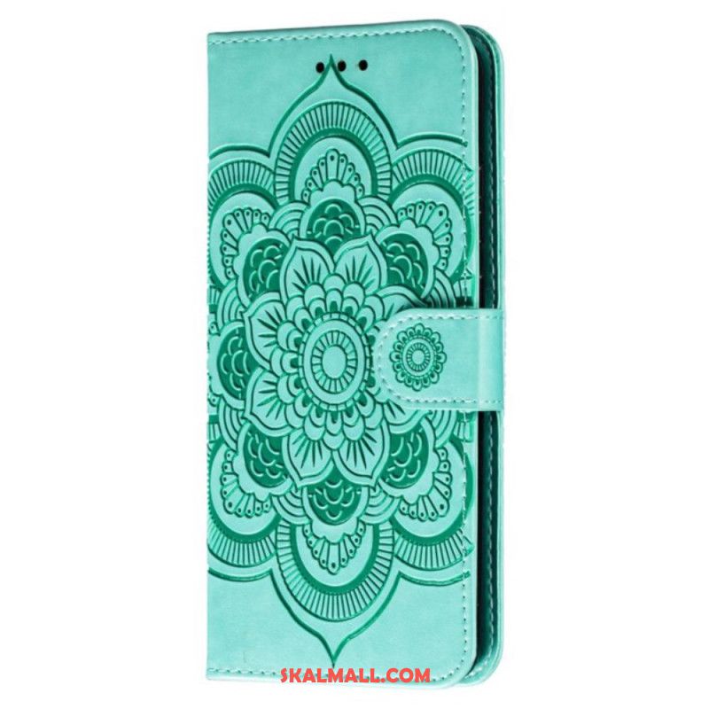 Läderfodral Samsung Galaxy A16 5g Telefonfodral Mandala Remmönster