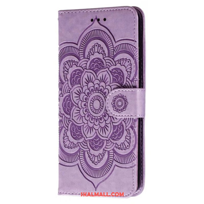 Läderfodral Samsung Galaxy A16 5g Telefonfodral Mandala Remmönster