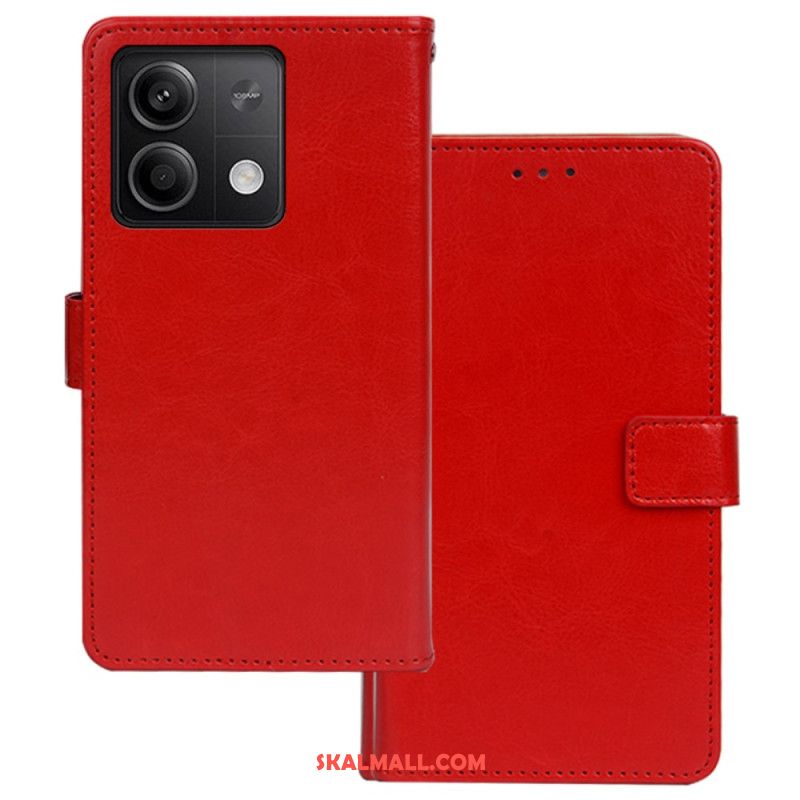 Läderfodral Xiaomi Redmi Note 13 5g Telefonfodral Kunstläder Idewei