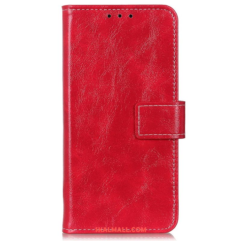 Läderfodral Xiaomi Redmi Note 13 5g Telefonfodral Lackerad Textur