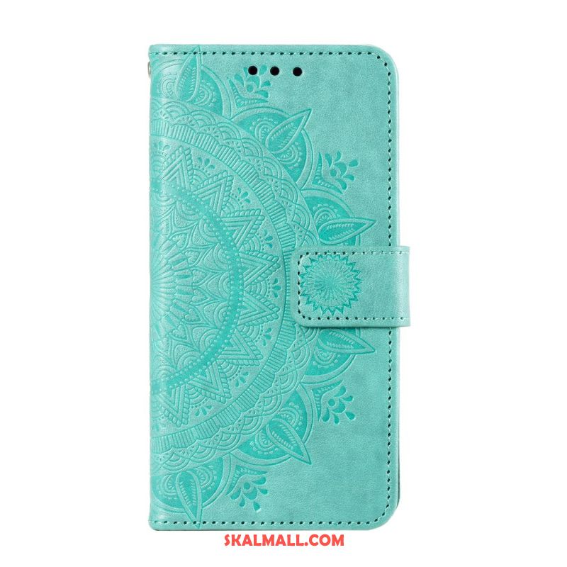 Läderfodral Xiaomi Redmi Note 13 5g Telefonfodral Mandala Sön