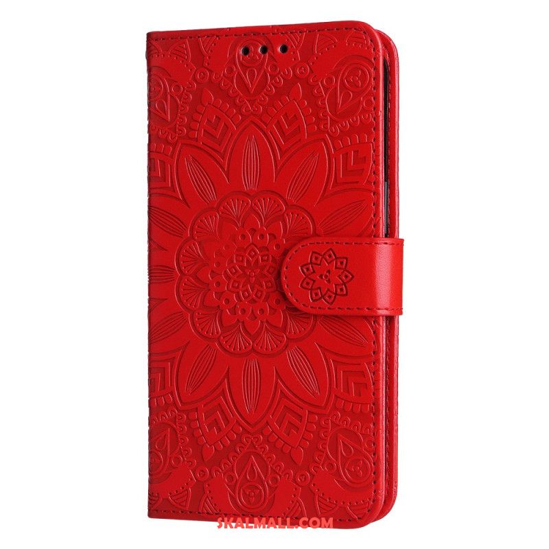 Läderfodral Xiaomi Redmi Note 13 Pro 4g Telefonfodral Mandala Med Rem