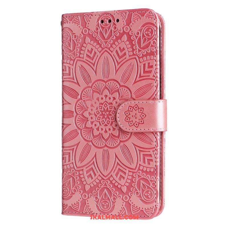 Läderfodral Xiaomi Redmi Note 13 Pro 4g Telefonfodral Mandala Med Rem