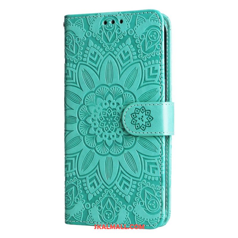 Läderfodral Xiaomi Redmi Note 13 Pro 4g Telefonfodral Mandala Med Rem