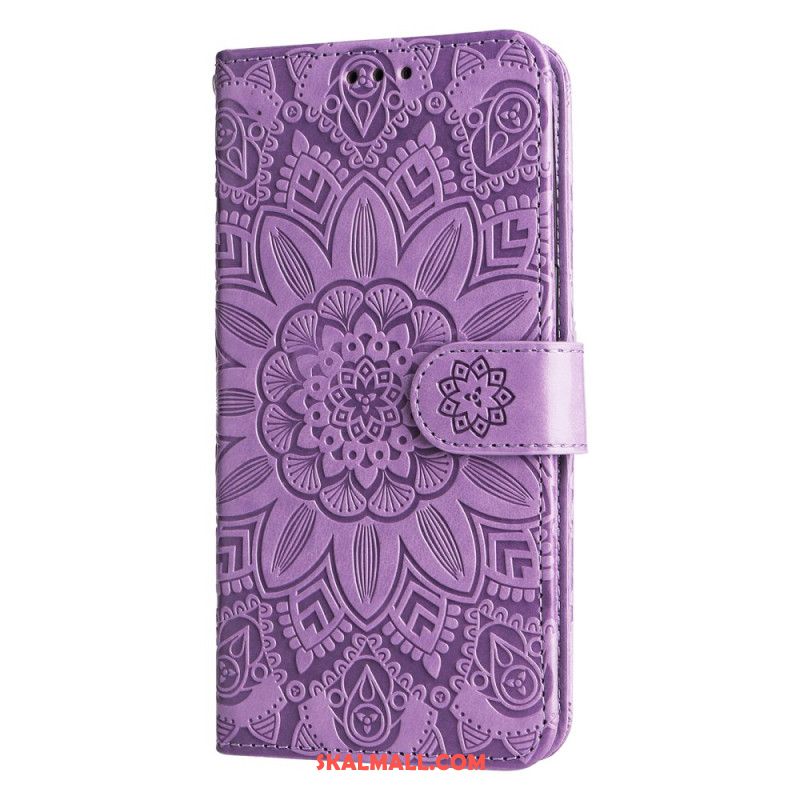 Läderfodral Xiaomi Redmi Note 13 Pro 4g Telefonfodral Mandala Med Rem