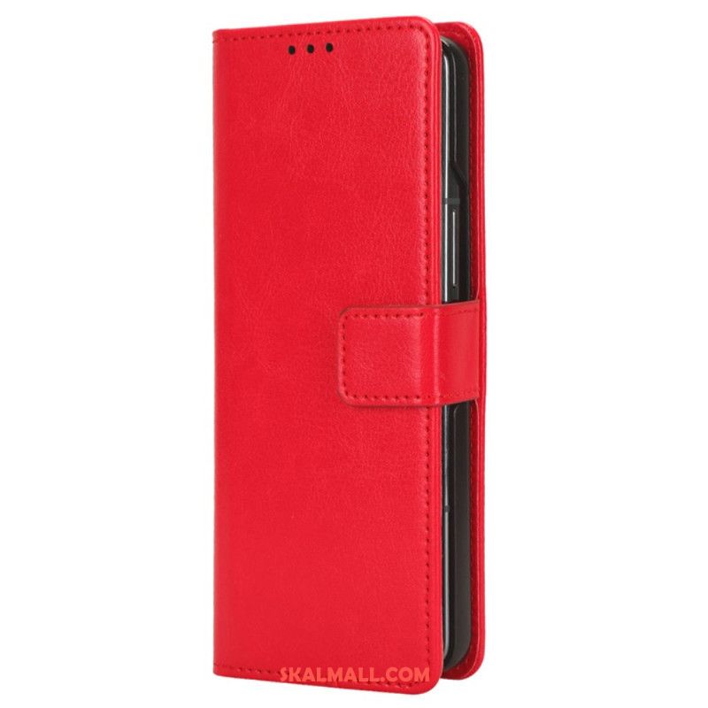 Läderskal Fodral Samsung Galaxy Z Fold 6 Flashigt Konstläder