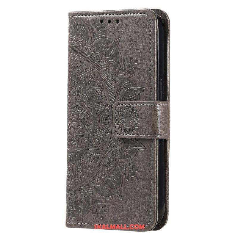 Läderskal Fodral Xiaomi 14 Mandala Sol Med Rem