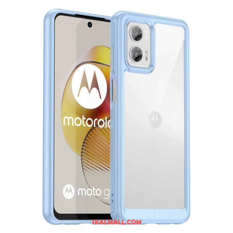 Mobilskal Moto G73 5G Transparent Hybrid