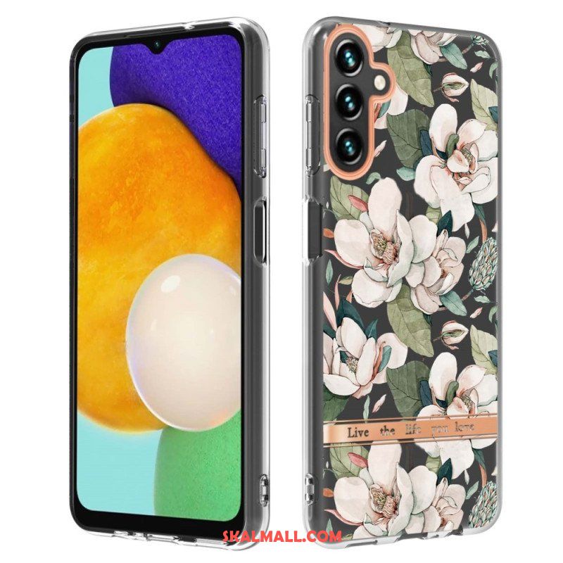 Mobilskal Samsung Galaxy A14 / A14 5G Färgglada Blommor