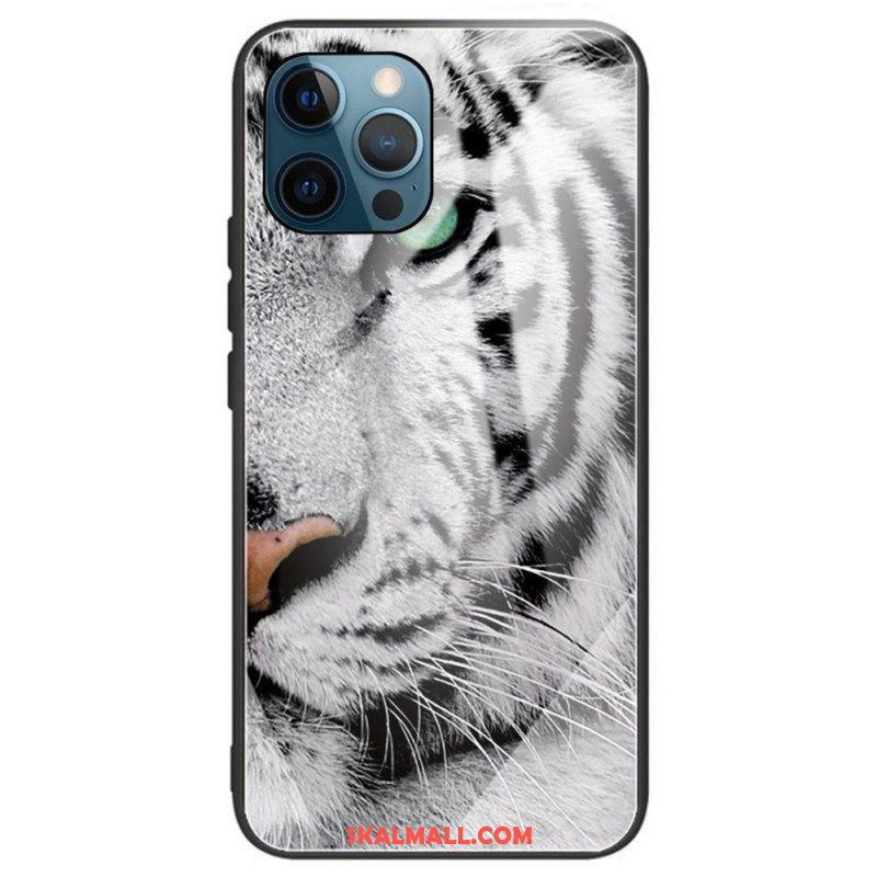 Mobilskal iPhone 14 Pro Max Tiger Härdat Glas