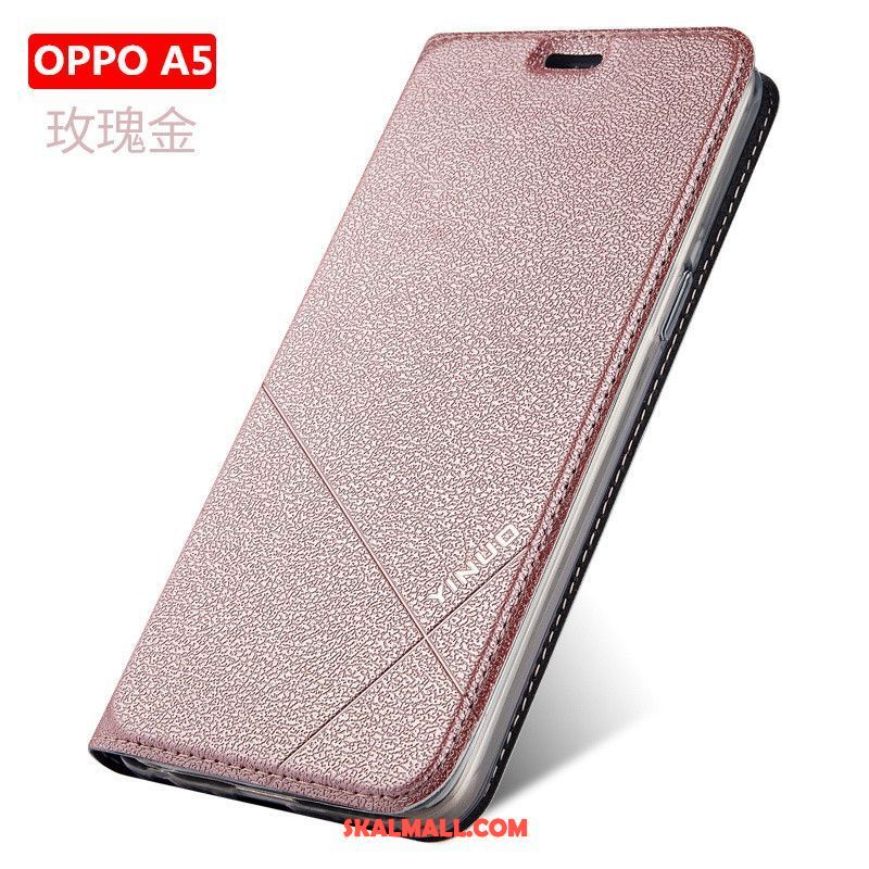 Oppo A5 Skal Mobil Telefon Läderfodral All Inclusive Silikon Skydd Köpa