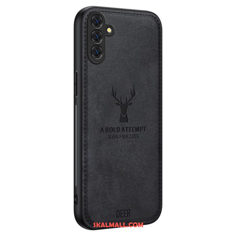 Skal För Samsung Galaxy A55 5g Faux Deer Leather