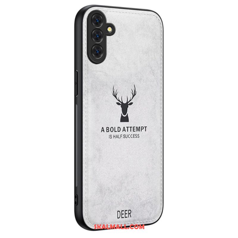 Skal För Samsung Galaxy A55 5g Faux Deer Leather