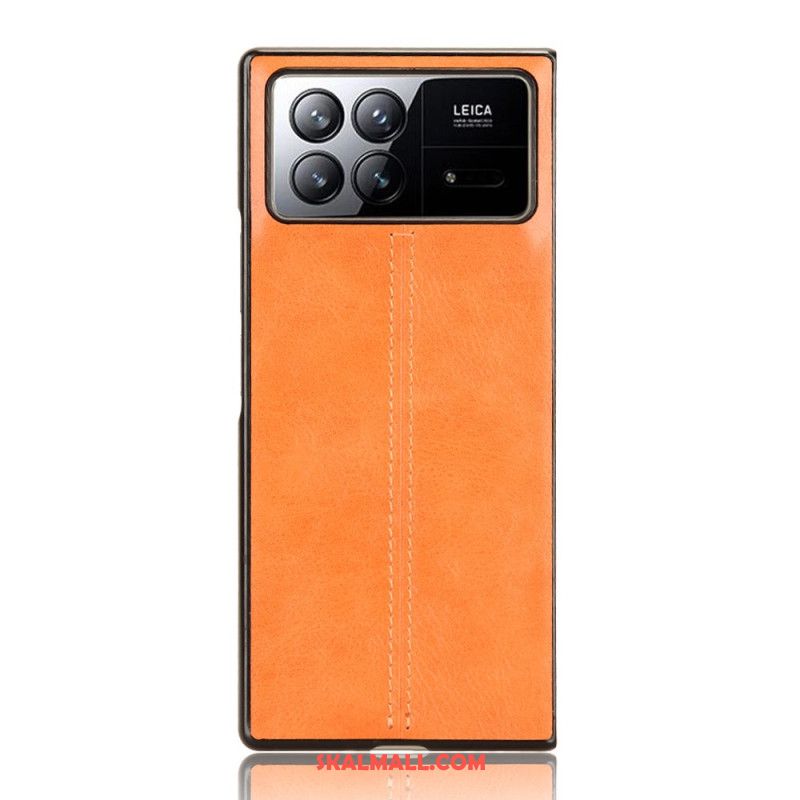 Skal För Xiaomi Mix Fold 3 Retro Lädereffekt