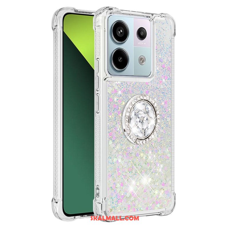 Skal För Xiaomi Redmi Note 13 Pro 5g Glitter Ring-holder