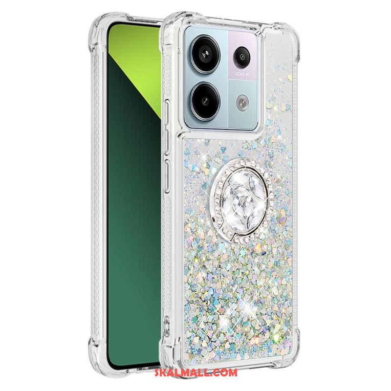 Skal För Xiaomi Redmi Note 13 Pro 5g Glitter Ring-holder