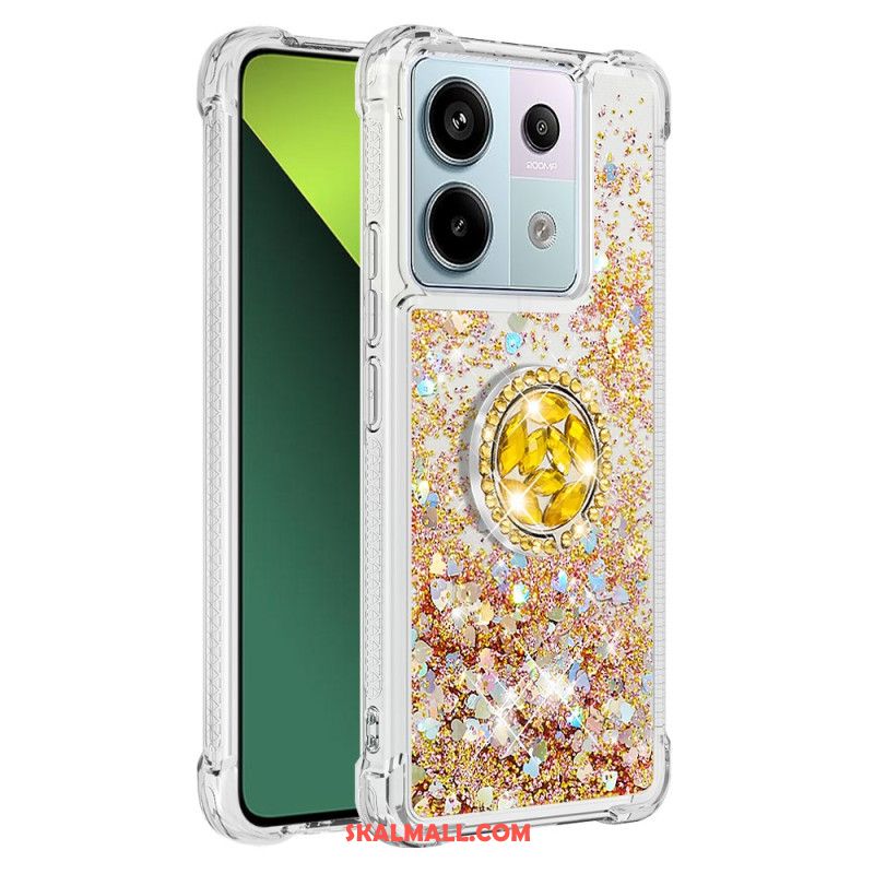 Skal För Xiaomi Redmi Note 13 Pro 5g Glitter Ring-holder