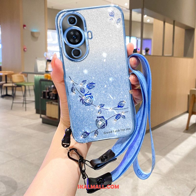 Skal Huawei Nova 11 Pro Strass Paljetter Med Rem