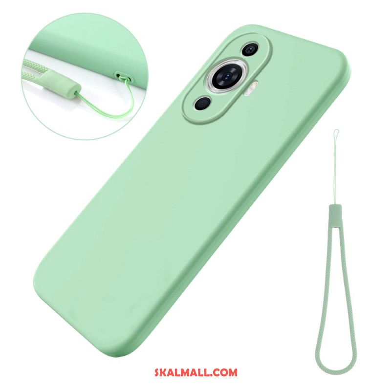 Skal Huawei Nova 12s Telefonfodral Flytande Silikonrem