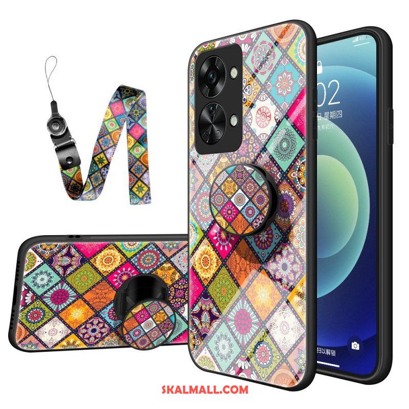 Skal OnePlus Nord 2T 5G Patchwork Magnetisk Hållare