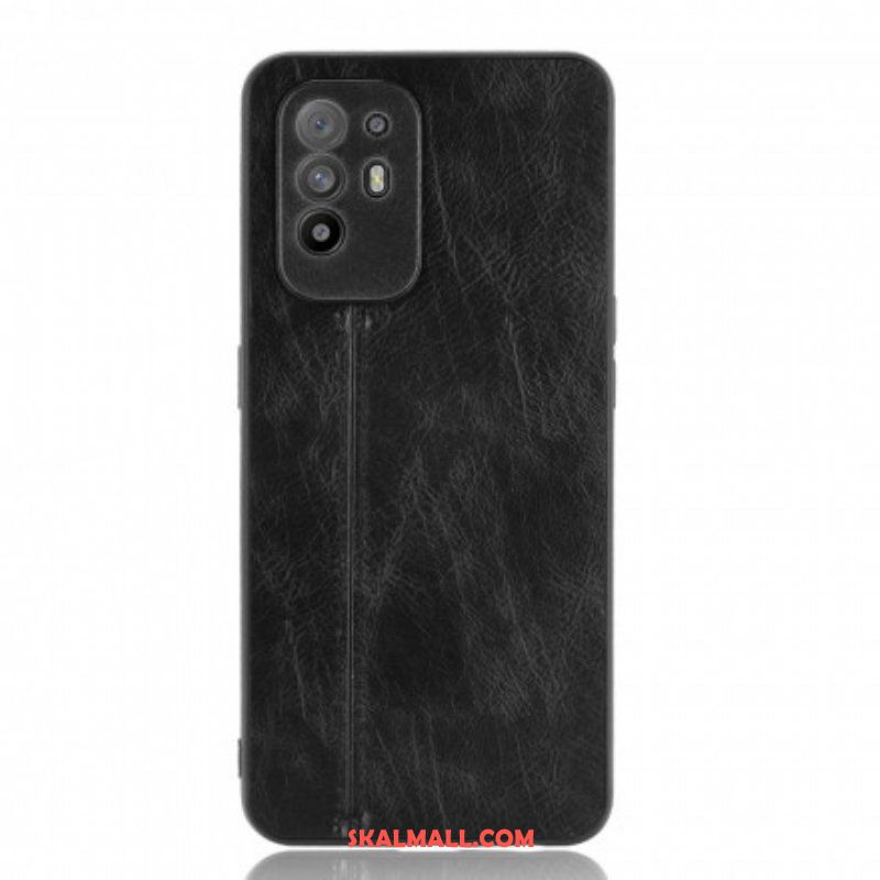 Skal Oppo A94 5G Couture Lädereffekt