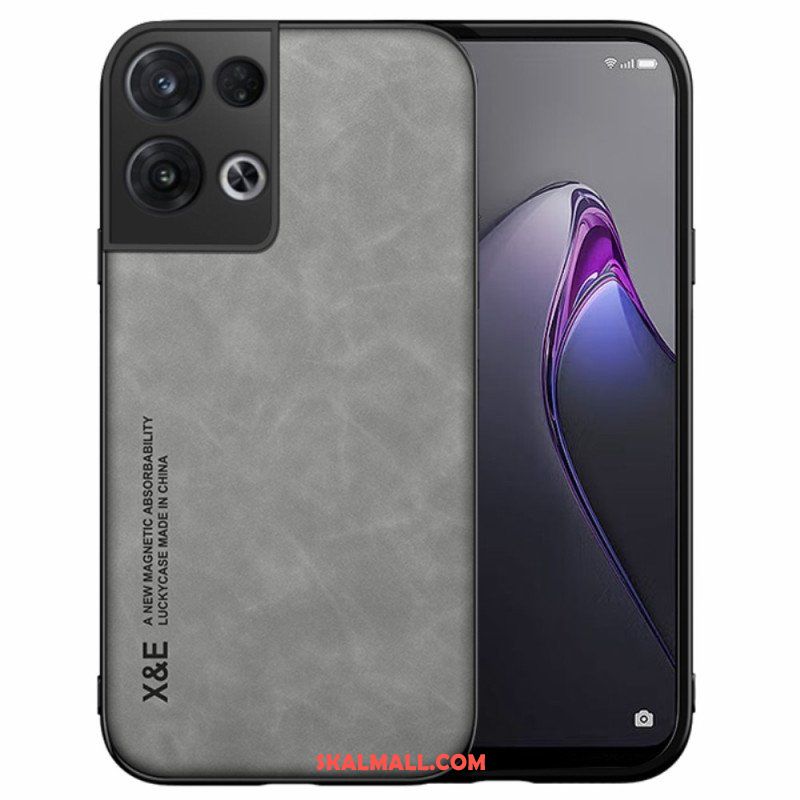 Skal Oppo Reno 8 X&e Lädereffekt