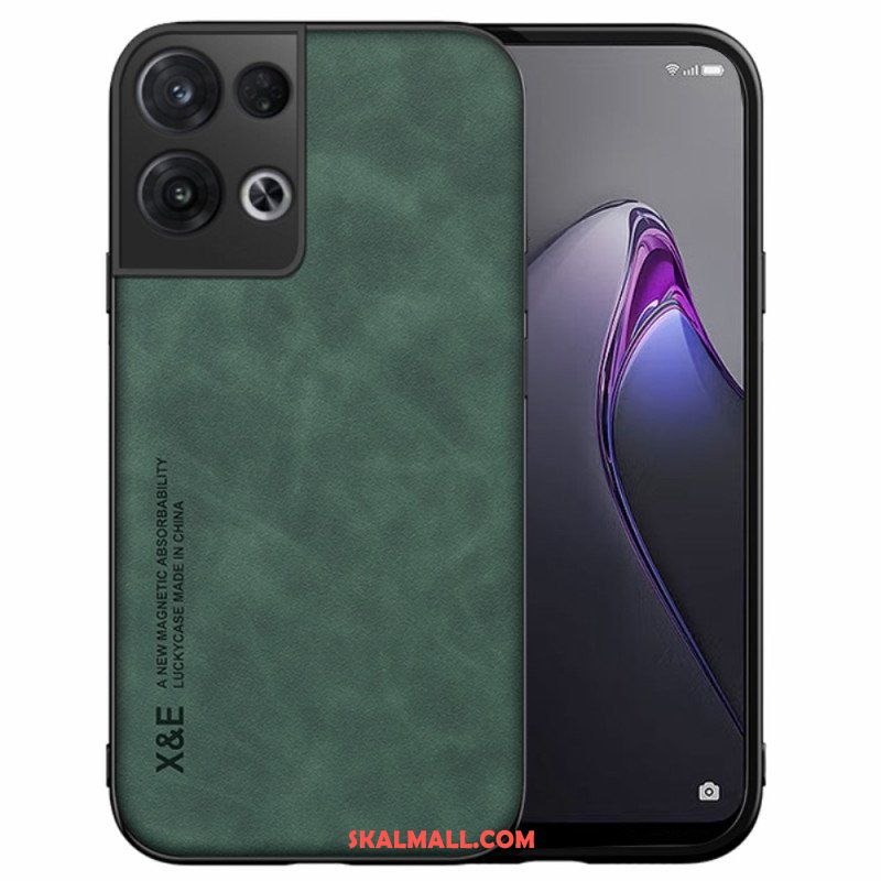 Skal Oppo Reno 8 X&e Lädereffekt