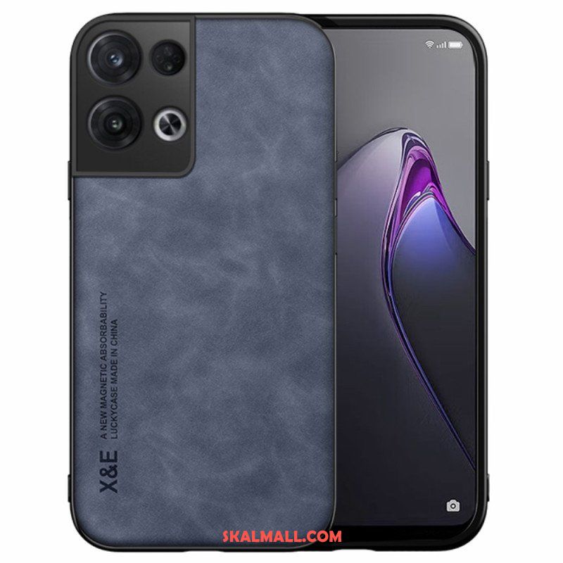 Skal Oppo Reno 8 X&e Lädereffekt