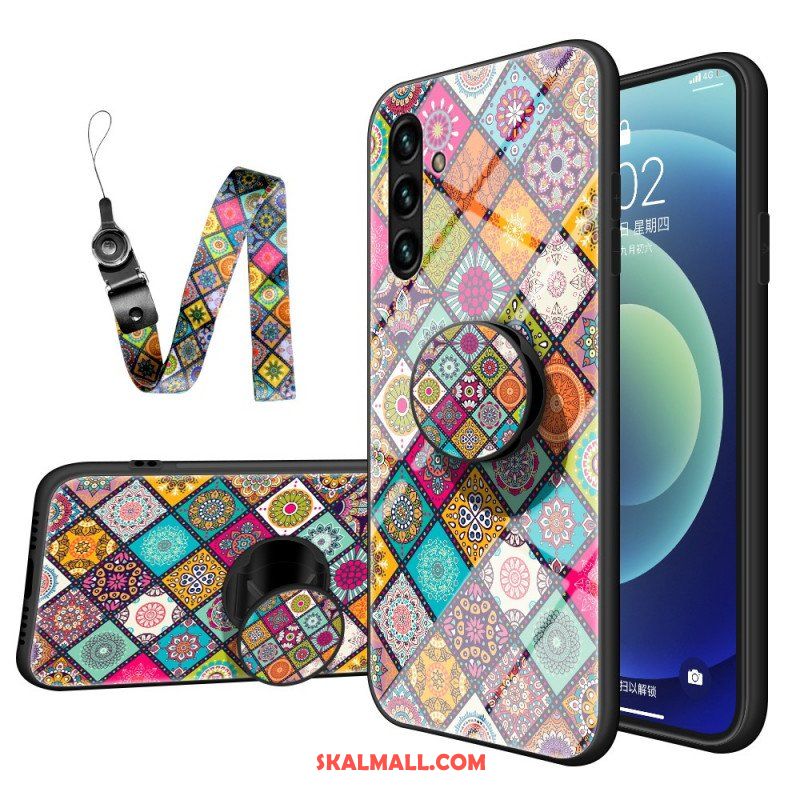 Skal Samsung Galaxy A13 5G / A04s Patchwork Magnetisk Hållare