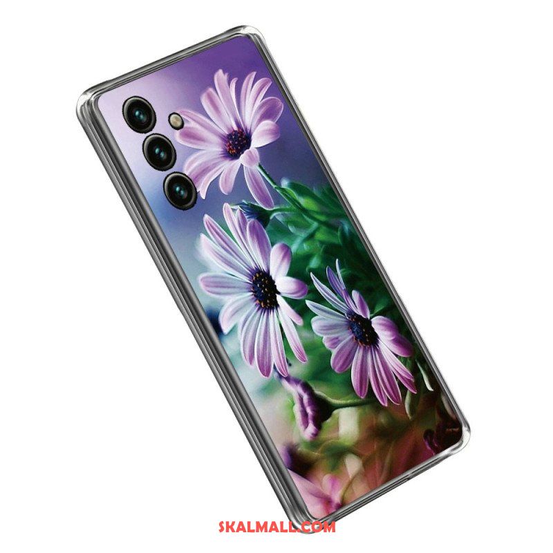 Skal Samsung Galaxy A14 / A14 5G Blommigt Silikon