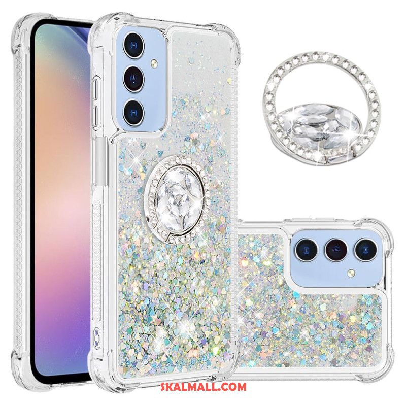 Skal Samsung Galaxy A15 5g Telefonfodral Stödring För Flytande Glitter