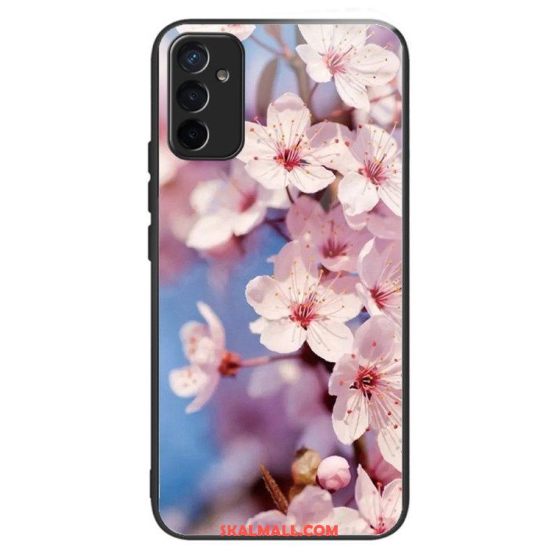 Skal Samsung Galaxy M13 Härdat Glas Blommor