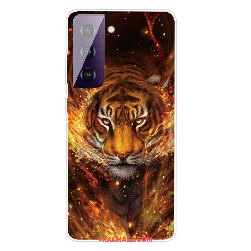 Skal Samsung Galaxy S21 FE Flexibel Tiger