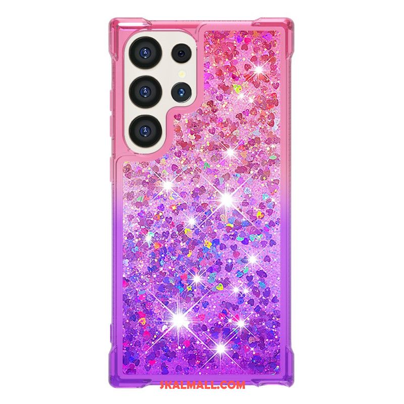 Skal Samsung Galaxy S24 Ultra 5g Telefonfodral Flytande Glitter