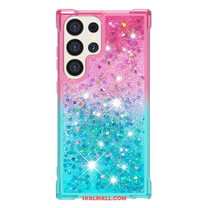 Skal Samsung Galaxy S24 Ultra 5g Telefonfodral Flytande Glitter