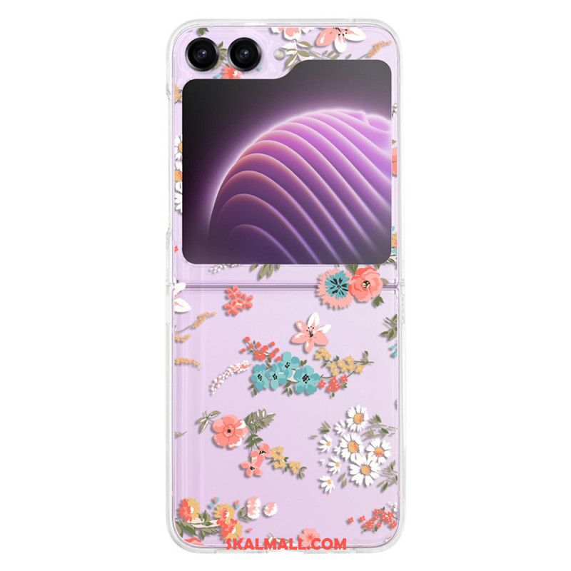 Skal Samsung Galaxy Z Flip 5 Genomskinliga Fleuretter