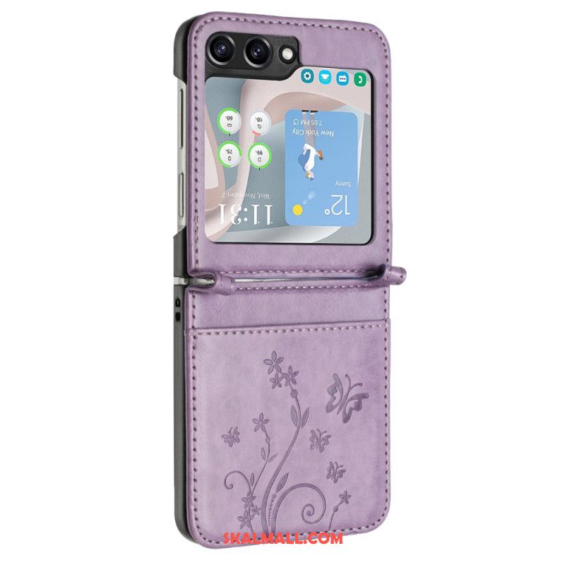 Skal Samsung Galaxy Z Flip 6 Fjärilar Och Blommor