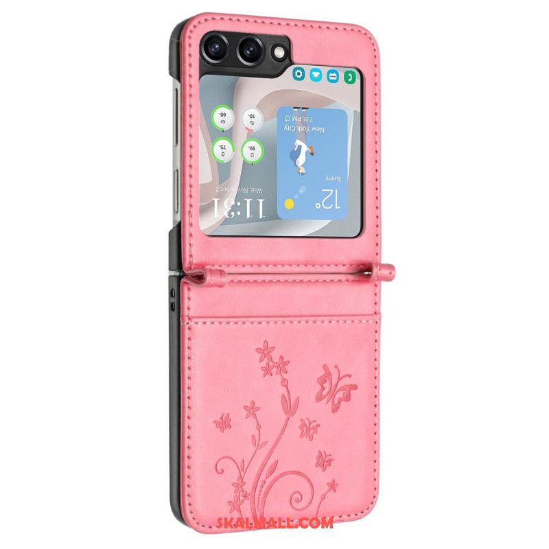 Skal Samsung Galaxy Z Flip 6 Fjärilar Och Blommor