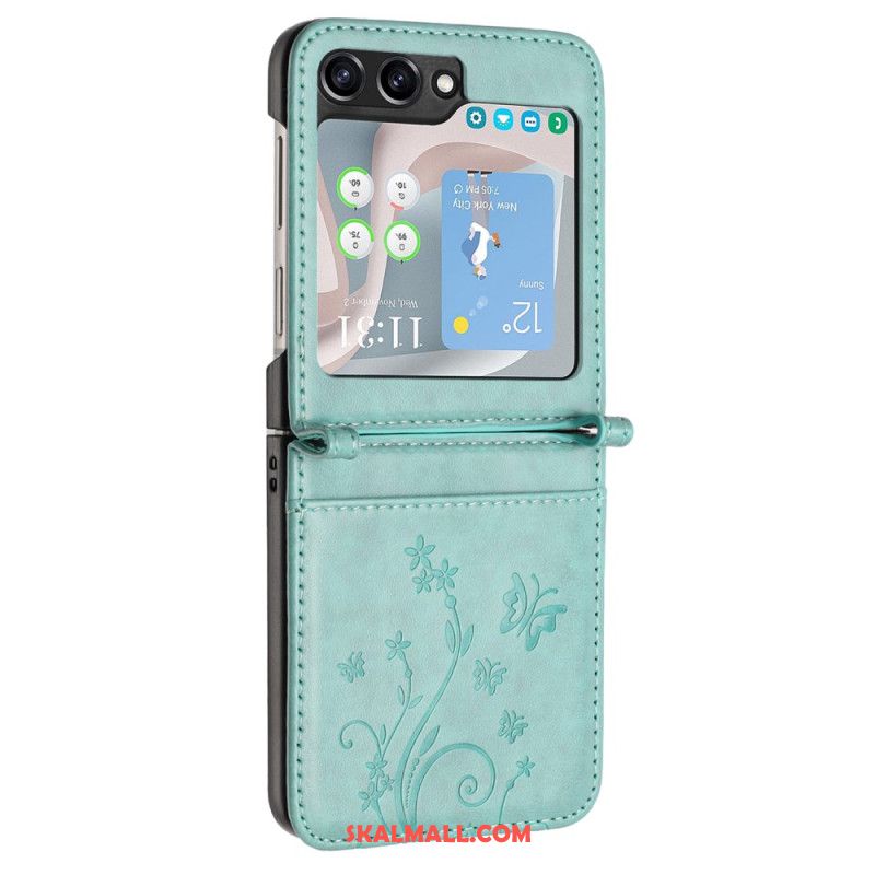 Skal Samsung Galaxy Z Flip 6 Fjärilar Och Blommor