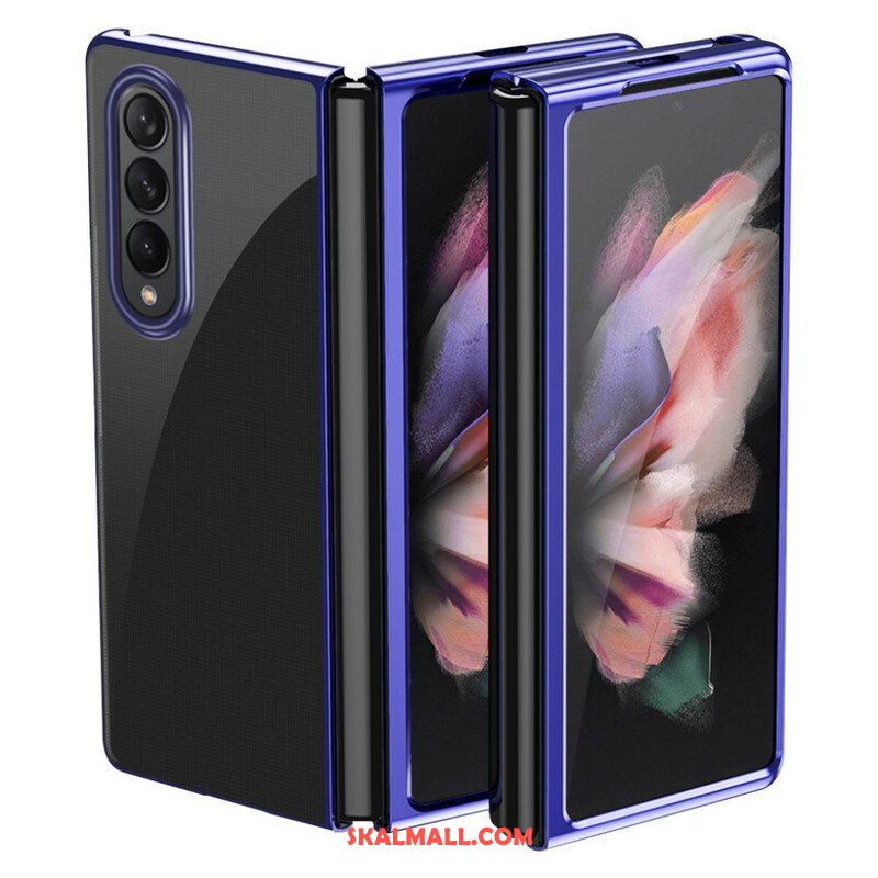 Skal Samsung Galaxy Z Fold 3 5G Transparenta Kanter I Metallstil