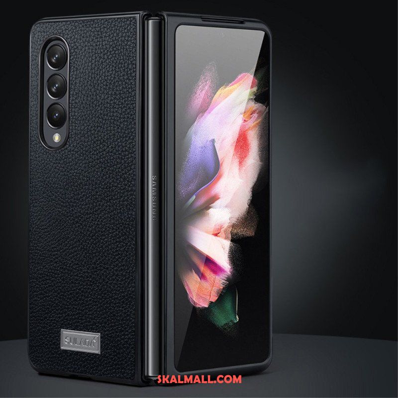 Skal Samsung Galaxy Z Fold 4 Sulada Litchi Konstläder