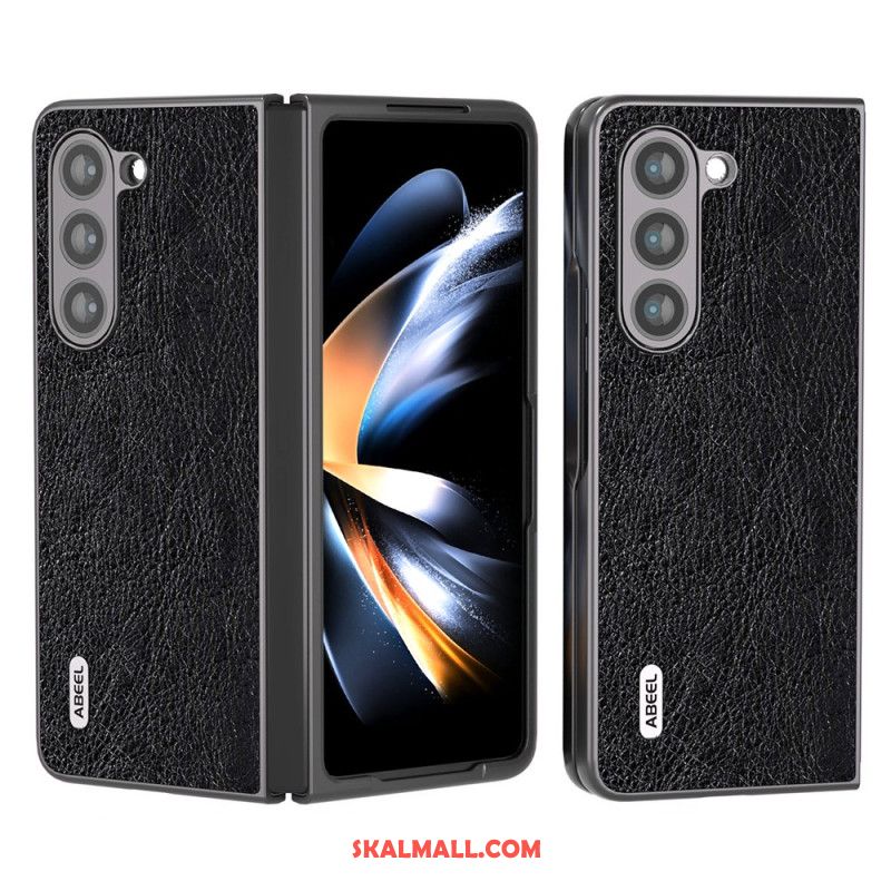 Skal Samsung Galaxy Z Fold 5 Litchi Konstläder Abeel