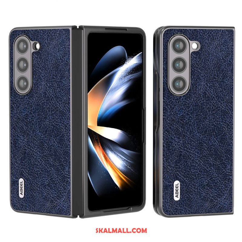 Skal Samsung Galaxy Z Fold 5 Litchi Konstläder Abeel