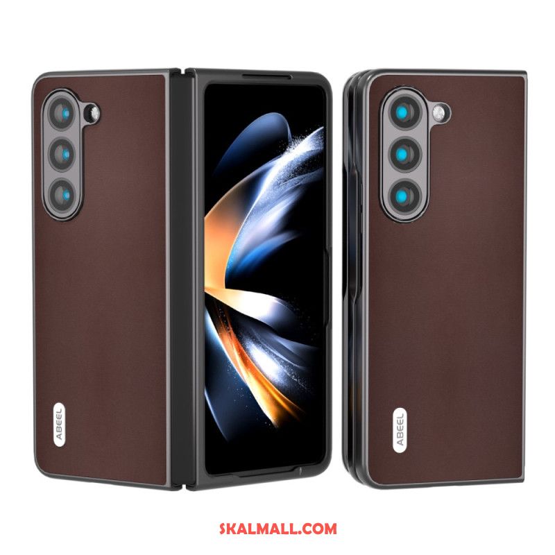 Skal Samsung Galaxy Z Fold 5 Äkta Abeel Läder