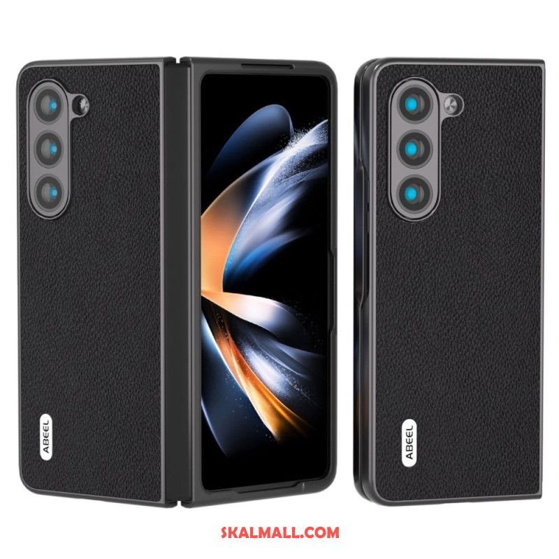 Skal Samsung Galaxy Z Fold 6 Litchi Konstläder Abeel