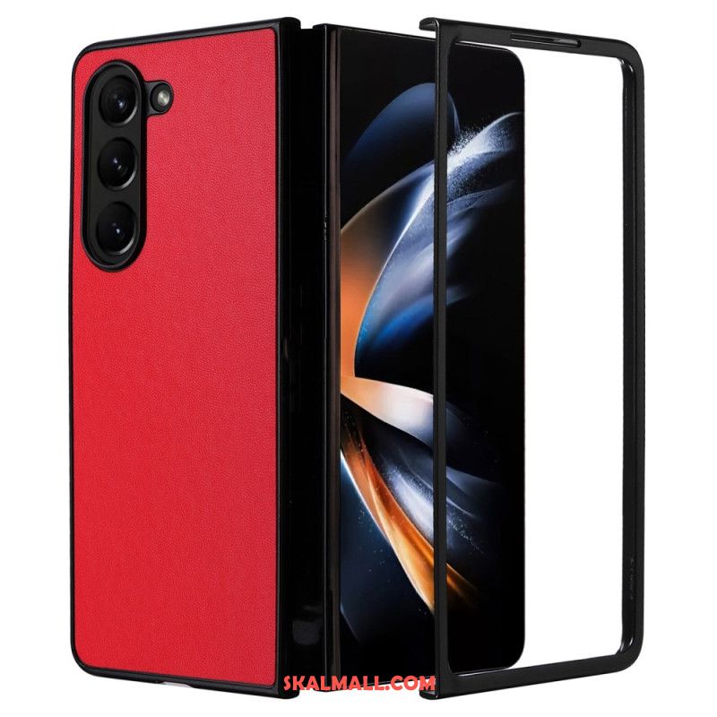 Skal Samsung Galaxy Z Fold 6 Lädereffekt