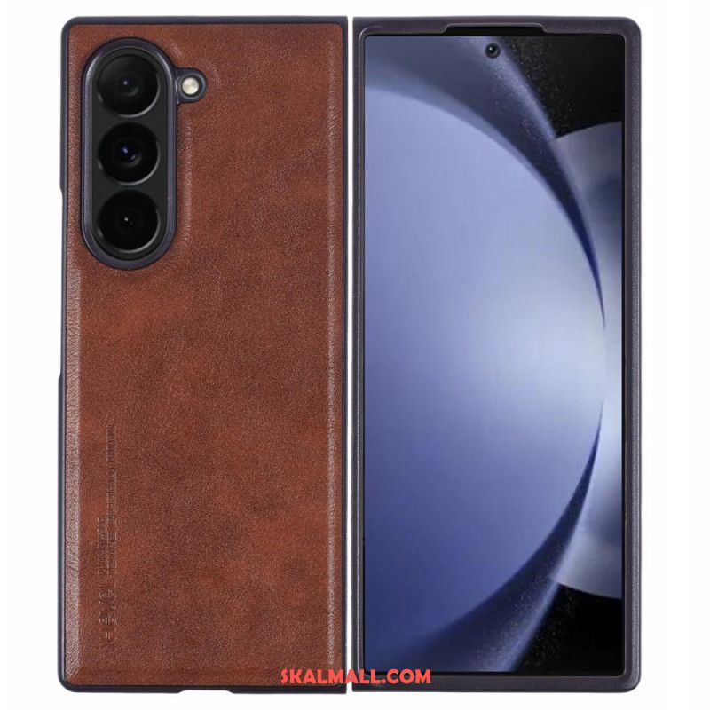 Skal Samsung Galaxy Z Fold 6 Telefonfodral Faux Leather X-level