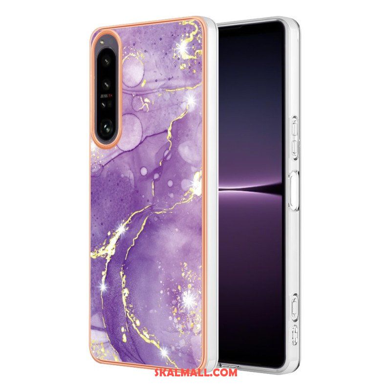 Skal Sony Xperia 1 IV Färgad Marmor