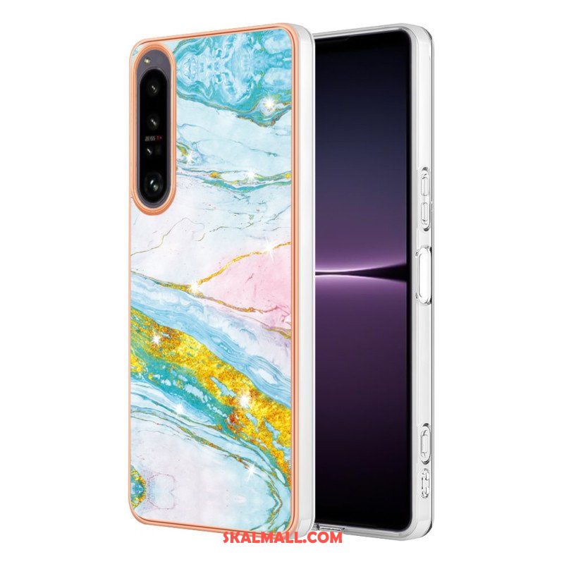 Skal Sony Xperia 1 IV Färgad Marmor